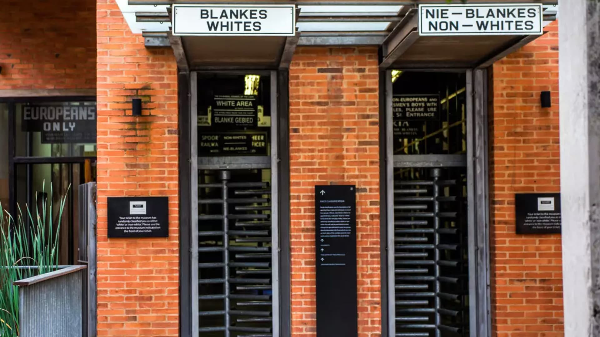 The Apartheid Museum is a museum in Johannesburg, South Africa